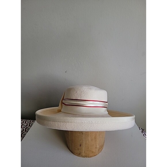 Vintage Jacqueline Ferrar Cream Wool Hat main image 9